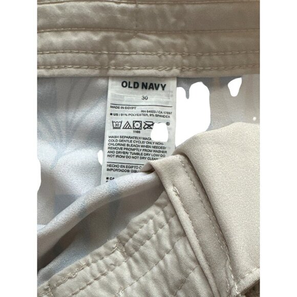 NWT Old Navy Tru is Swimming Board Shorts Blue White Built In Flex 8” Inseam 30” - Picture 4 of 4